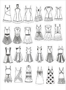 裙子款式设计图片免费下载,裙子款式设计设计素材大全
