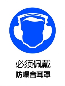 佩戴防噪音耳罩
