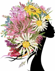 鲜花美女头像图片免费下载,鲜花美女头像设计素材大全,鲜花美女头像