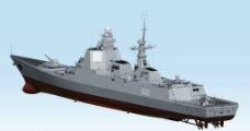 中国新型导弹驱逐舰图片