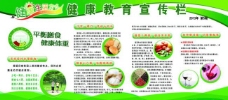绿色蔬菜健康教育宣传栏图片
