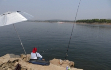 白沙湖一景图片