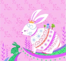 童话风格小兔子图片
