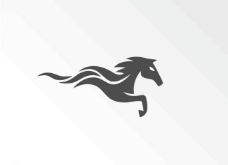 字体野马logo图片