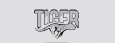 卡通文字老虎logo图片