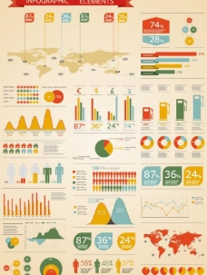 金融商务商务金融数据信息分析统计图片