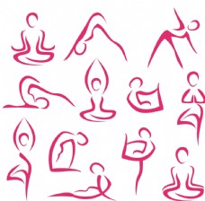 瑜珈图标
