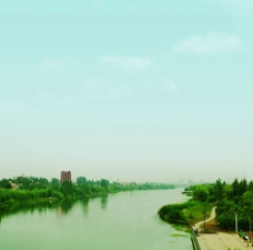 阜阳泉河风景带图片