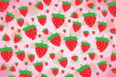 童趣草莓背景矢量素材
