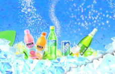 美汁源饮料广告图片
