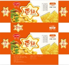 豆麸饼干生姜味包装设计