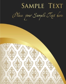 金色 欧式古典花纹 底纹 动感线条图片