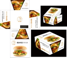 汉堡包装设计图片
