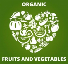 绿色蔬菜水果蔬菜标签图片