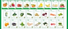水果蔬菜展板图片