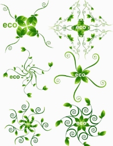 绿色环保设计绿叶图片