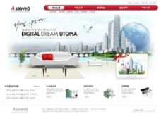 网红桥广告房地产销售广告网页图片