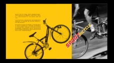 自行车企业品牌画册设计PSD素材