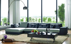沙发背景墙高清时尚现代沙发图片