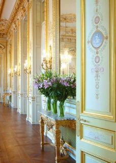 五星级酒店巴黎香格里拉墙面图片