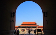 故宫城门图片