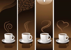 咖啡bnner主题矢量素材图片