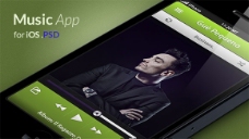 iPhone music 音乐程序UI
