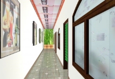 茶楼走廊图片