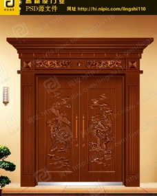 铜门（门为合层图）图片