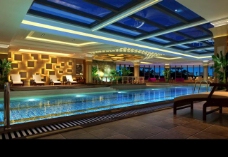 五星级酒店室内游泳池图片