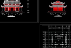 龙山寺平立面方案图图片