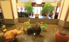 喷泉设计足浴中心大厅图片
