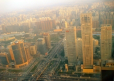 鸟瞰北京图片