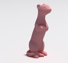 其他设计松鼠雕塑模型图片