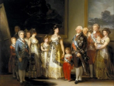 弗朗西斯科戈雅西班牙查尔斯四世和他的家人图片