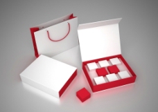 包装设计礼品效果图书型盒图片