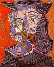 1940Bustedefemme1西班牙画家巴勃罗毕加索抽象油画人物人体油画装饰画