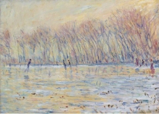 Claude Monet - The Skaters at Giverny, 1899.jpeg大师画家风景画静物油画建筑油画装饰画