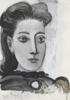 1942 Portrait de Dora Maar 2西班牙画家巴勃罗毕加索抽象油画人物人体油画装饰画