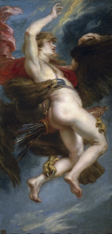 Rubens, Peter Paul - The Rape of Ganymede, 1636-38大师画家人体艺术油画肖像油画宫廷人物油画装饰画