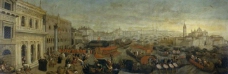 Bassano, Leandro - Embarco del Dux de Venecia, After 1595大师画家古典画古典建筑古典景物装饰画油画