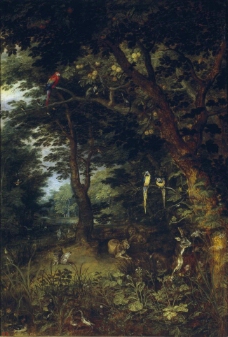 Brueghel the Elder, Jan - El Paraiso Terrenal大师画家古典画古典建筑古典景物装饰画油画