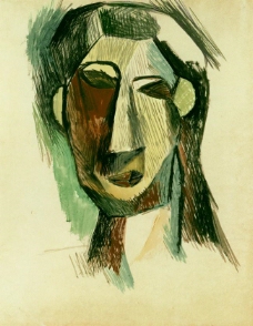1909T鍧眅defemmeFernandeOlivier1西班牙画家巴勃罗毕加索抽象油画人物人体油画装饰画