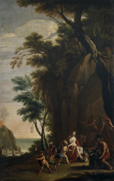 Palomino y Velasco, Acisclo Antonio - Alegoria del Fuego, Ca. 1700大师画家古典画古典建筑古典景物装饰画油画