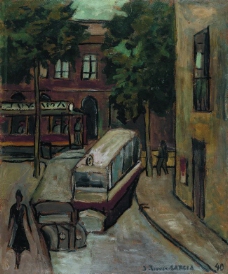 Joaquin Torres-Garcia - Urban Landscape, 1940大师画家古典画古典建筑古典景物装饰画油画