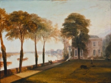Joseph Mallord William Turner - Mortlake Terrace Early Summer Morning, 1826大师画家古典画古典建筑古典景物装饰画油画