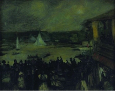 William James Glackens - Sailing Boats, Paris, 1895美国画家William James Glackens印象派风景人物建筑自然静物人体油画装饰画