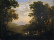 Lorena, Claudio de - Vado de un rio, Ca. 1636大师画家古典画古典建筑古典景物装饰画油画