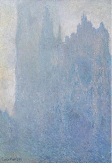 Claude Monet - The Cathedral in the Mist, 1894.jpeg大师画家风景画静物油画建筑油画装饰画