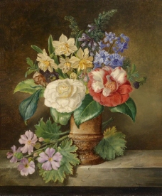 闈欑墿鑺卞崏831 (183)静物花卉油画超写实主义油画静物